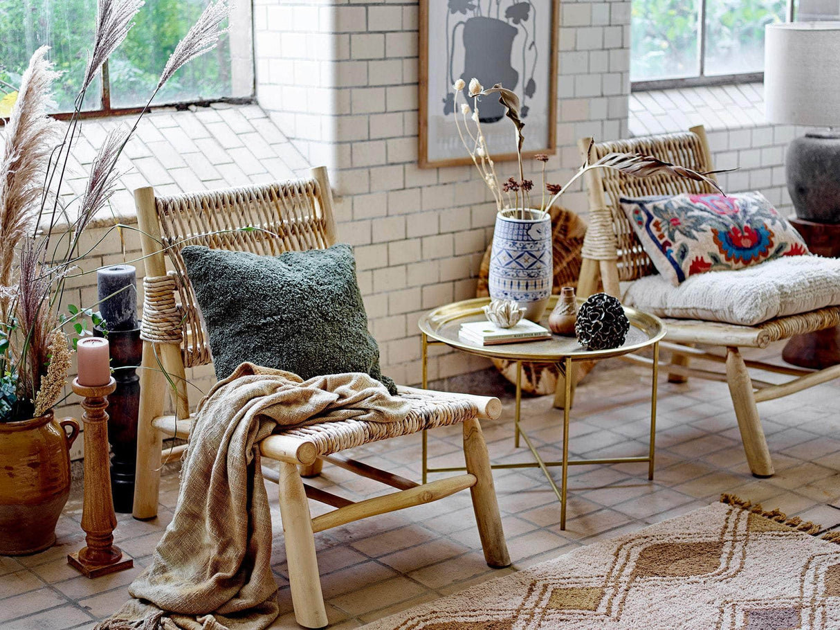 Bloomingville Ruthy Lounge Stol, Natur, Teak