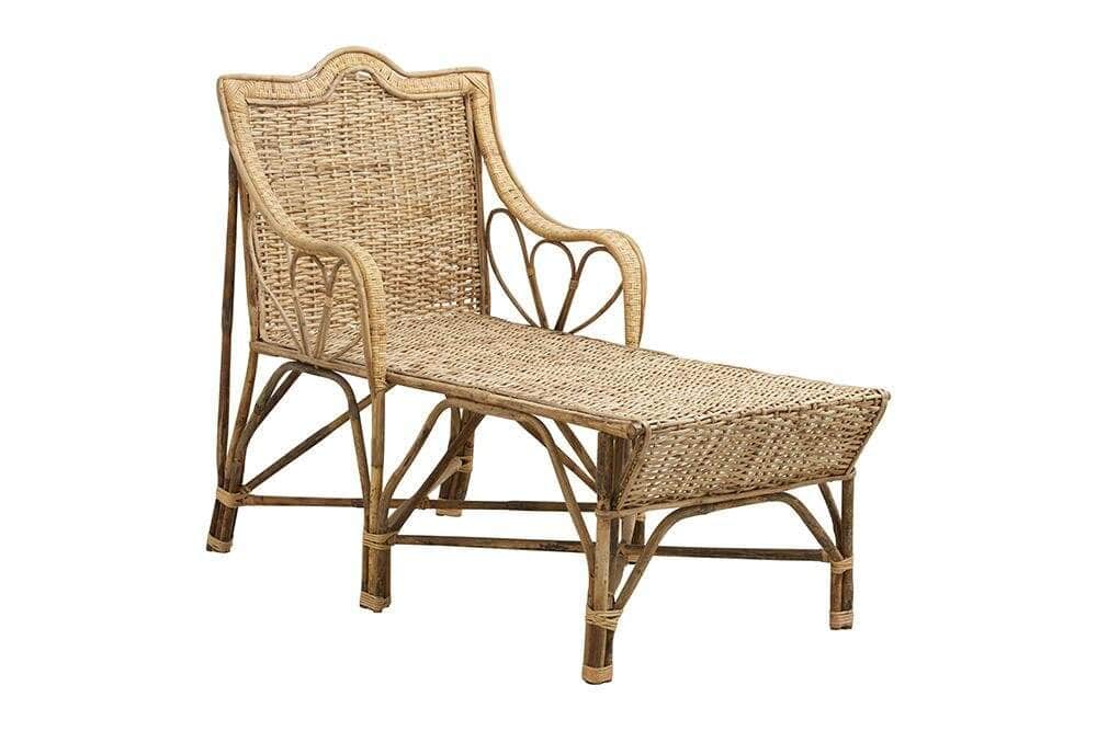Nordal ZEYA rattan lounge chair, natural