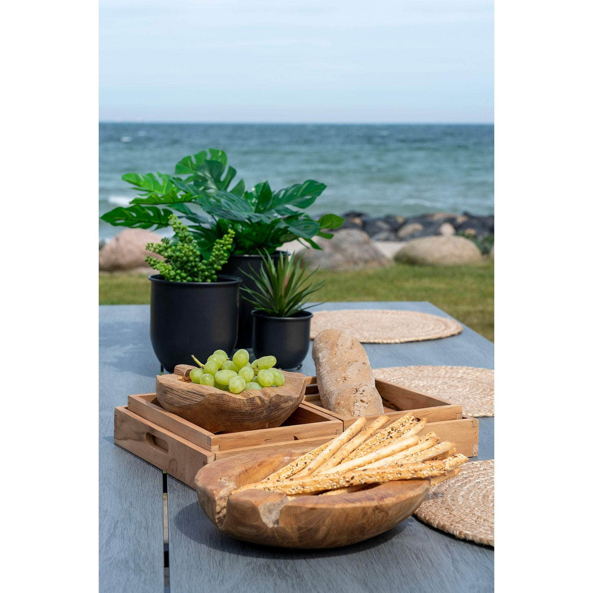 House Nordic Rio Teak Skål