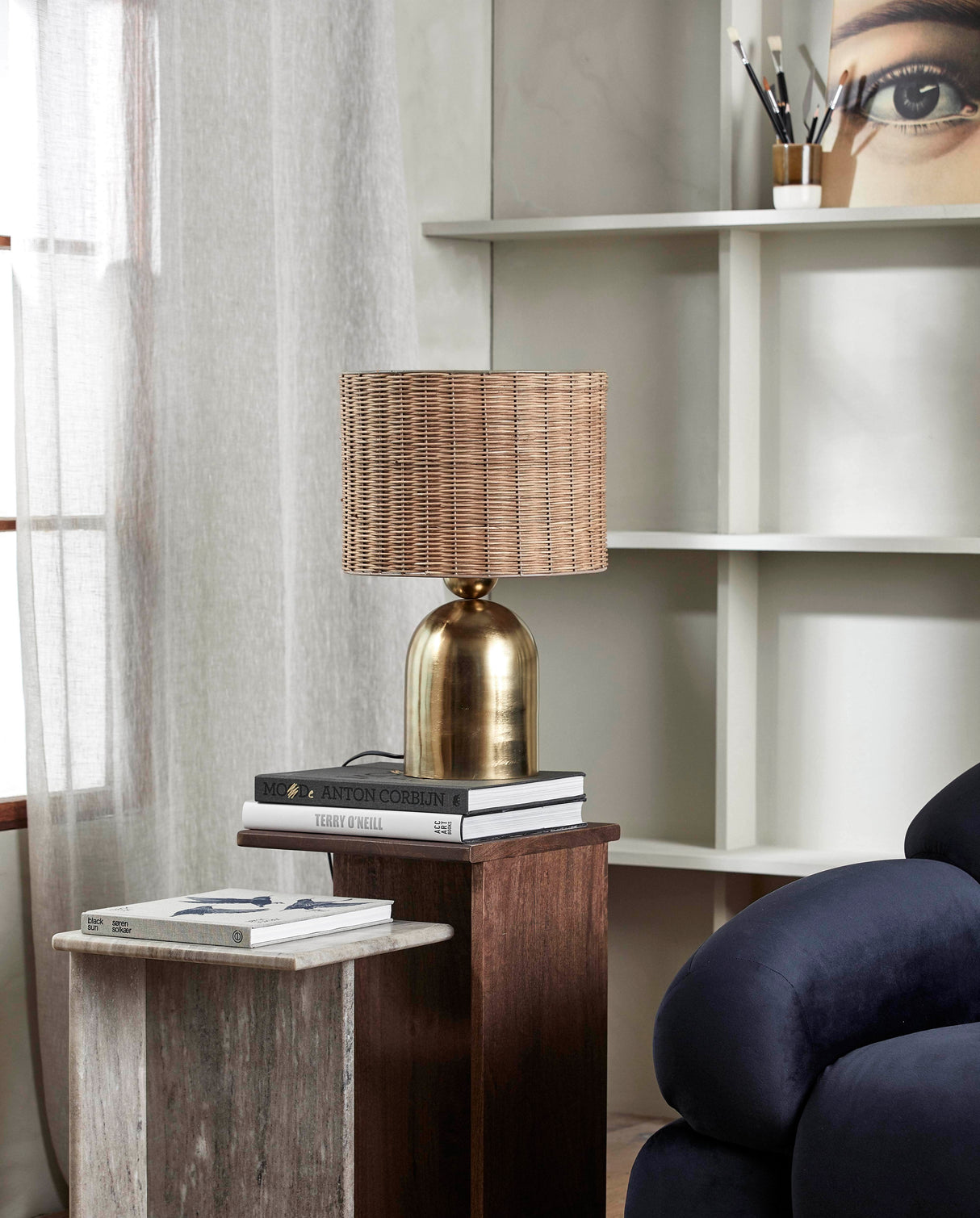 Nordal BASTI table lamp, natural