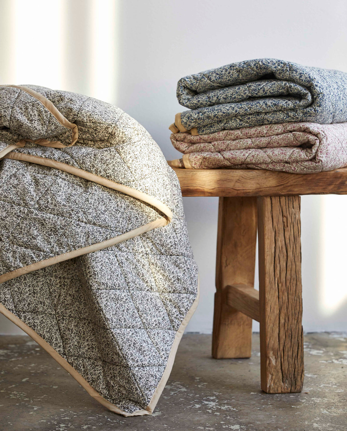 Nordal AGENA quilt, olive multi col.