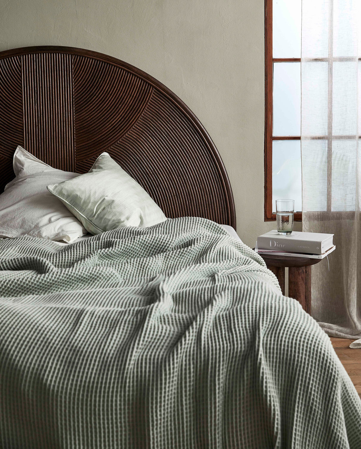 Nordal ALPHA bed cover, light green