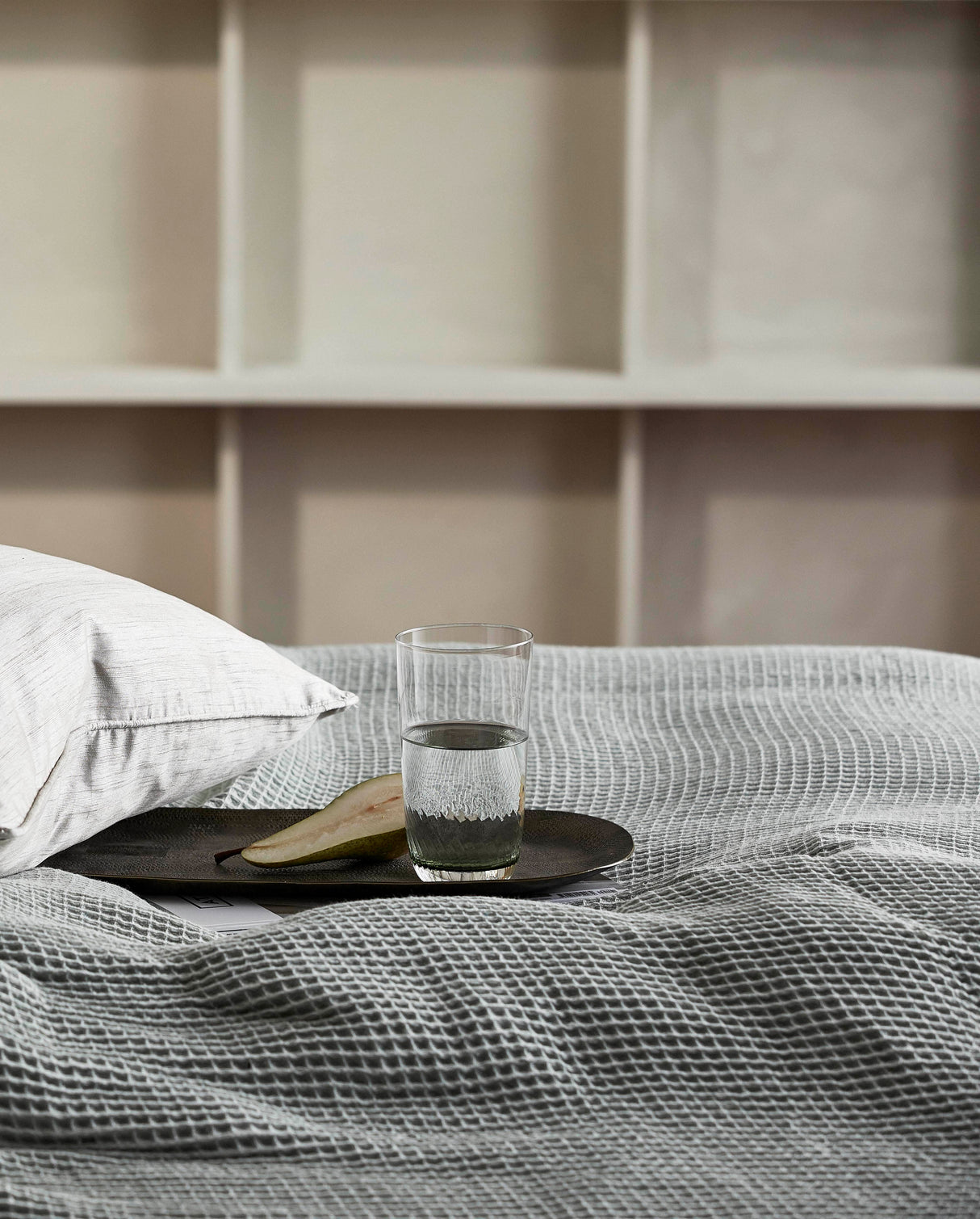 Nordal ALPHA bed cover, light green