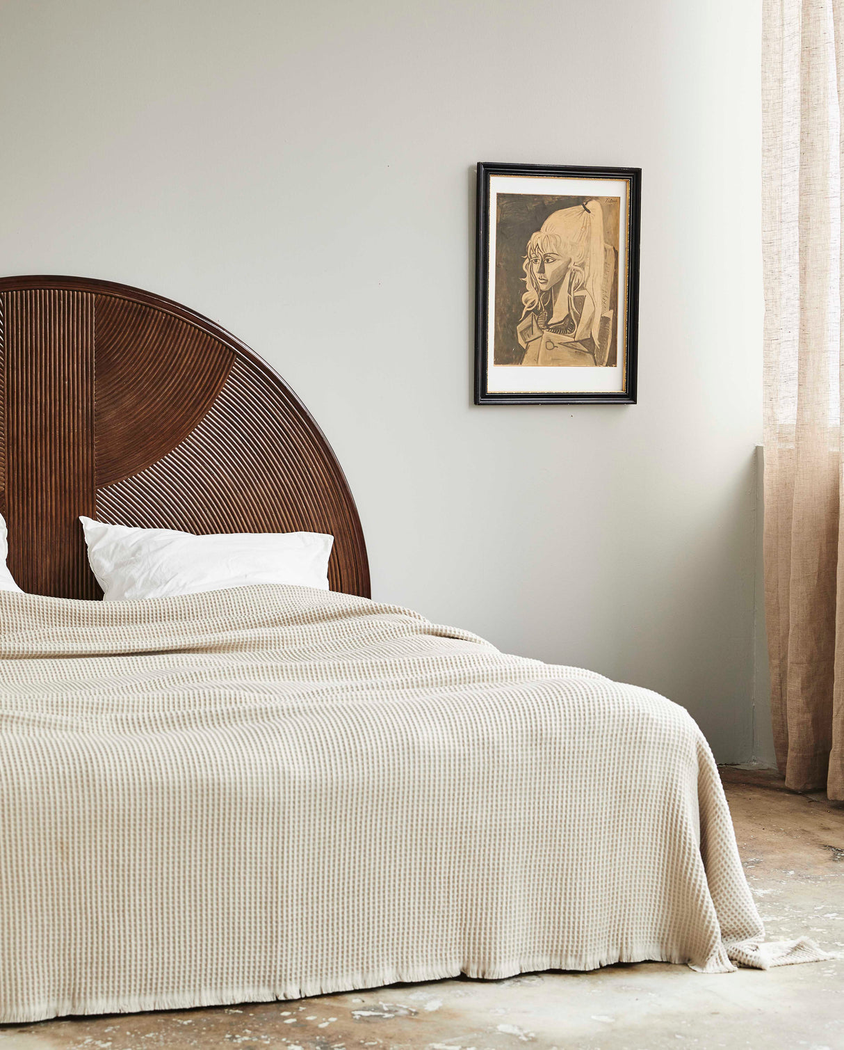 Nordal ALPHA bed cover, sand