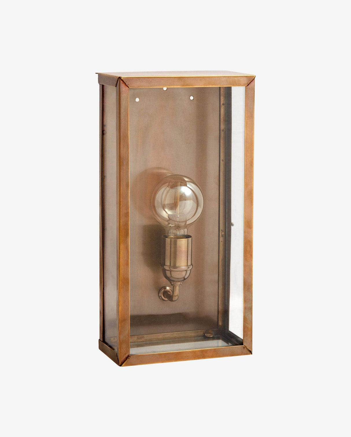 Nordal EOS wall lamp, brass, outdoor