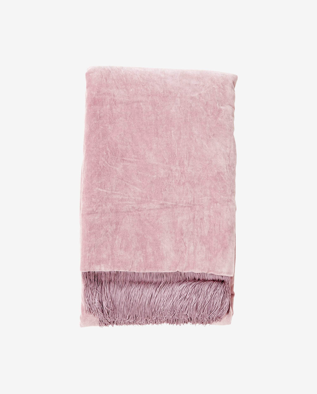 Nordal Blanket w/fringes, light purple velvet