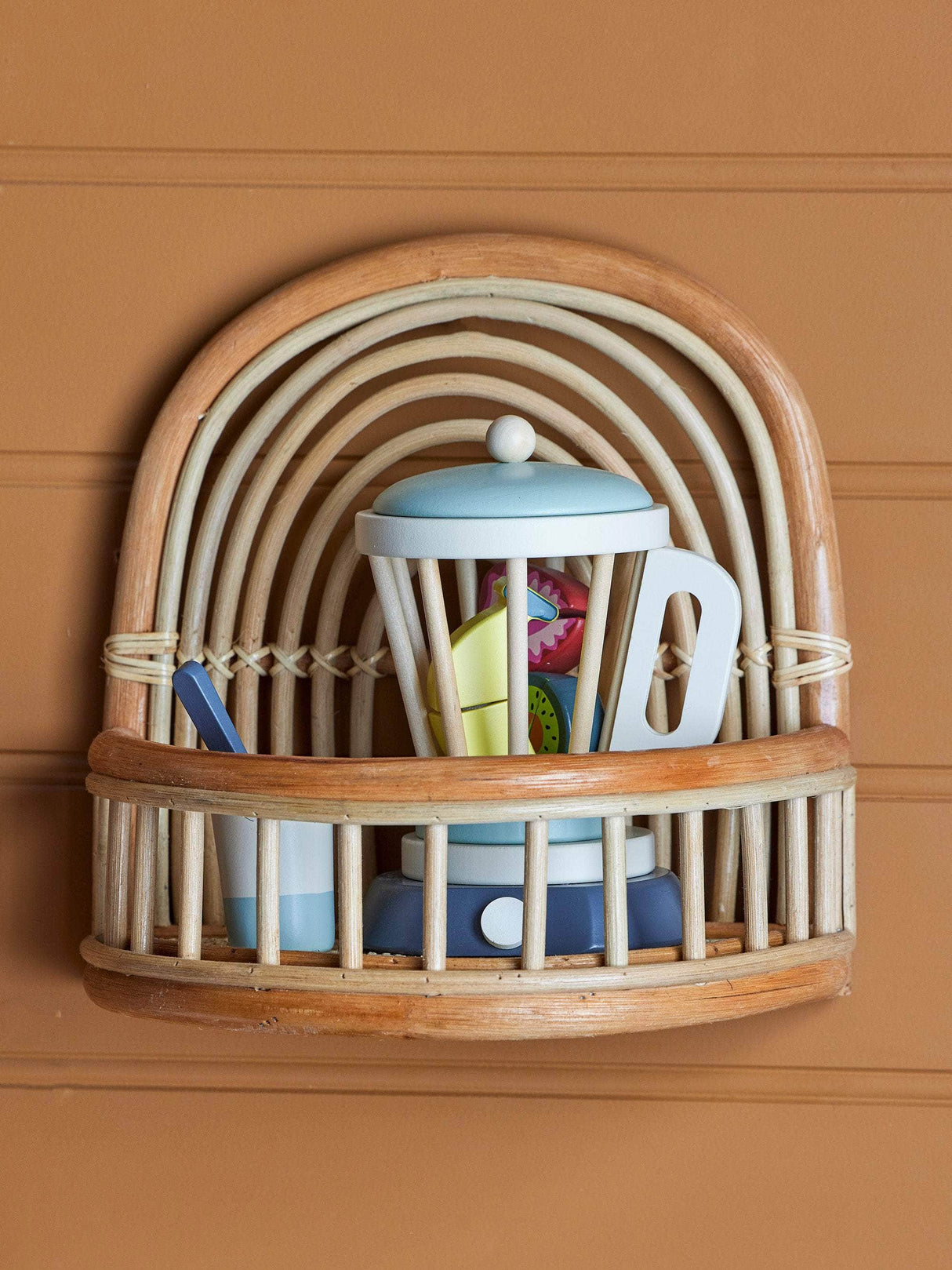 Bloomingville MINI Preet Hylde, Natur, Rattan