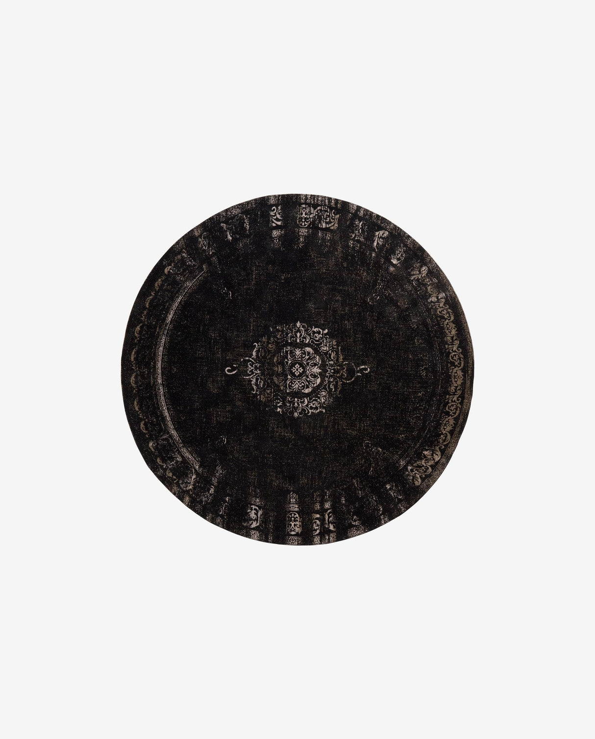 Nordal GRAND woven rug, dark grey/black