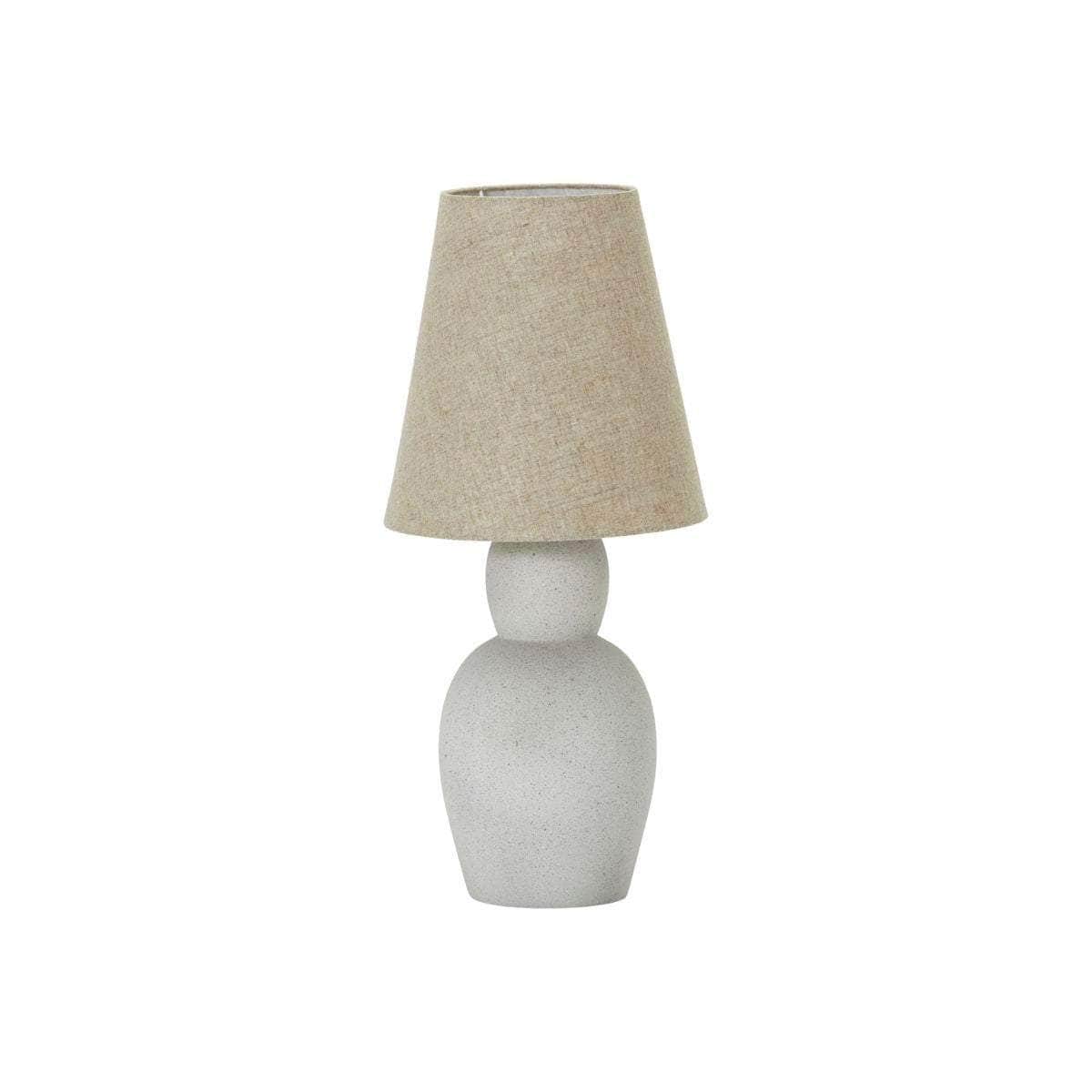 House Doctor Bordlampe inkl. lampeskærm, Orga, Sand