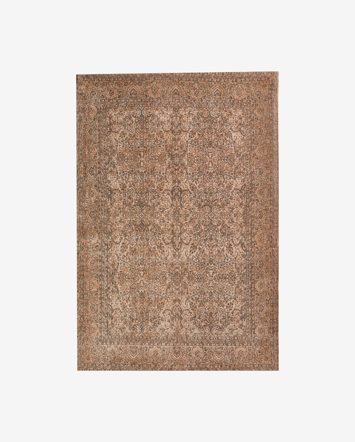 Nordal KARMA woven rug, peach/nude/grey