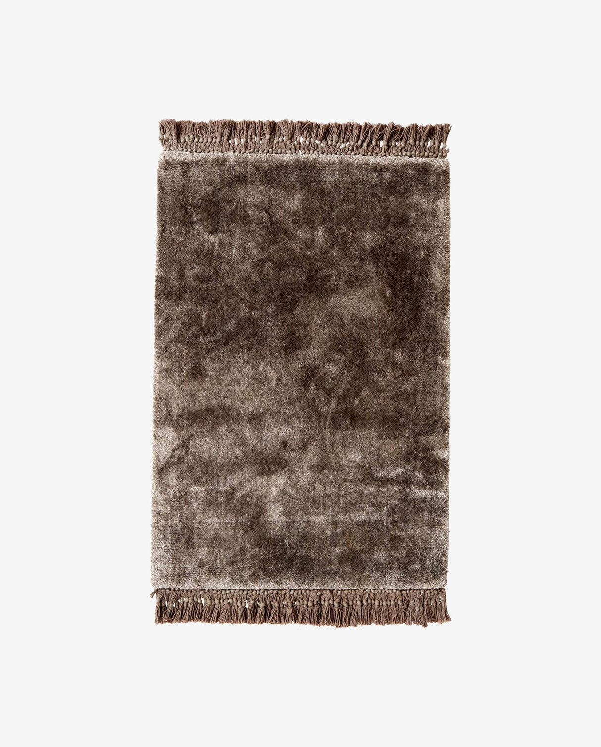 Nordal NOBLE warm grey carpet w/fringes