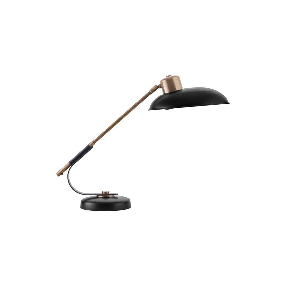 House Doctor Bordlampe, Art Deco, Sort
