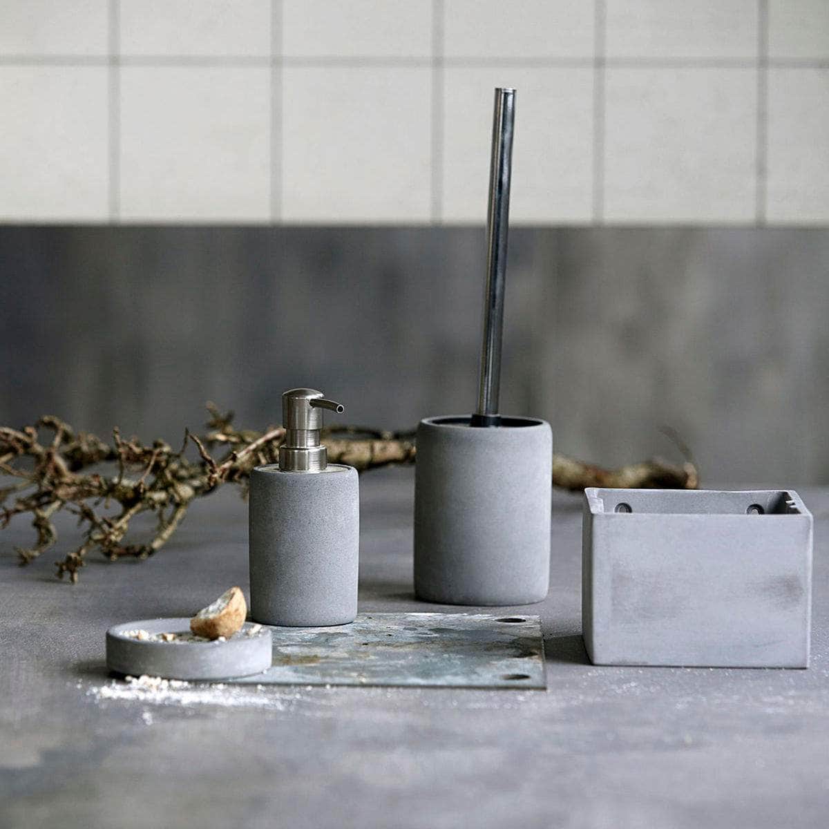 House Doctor Toiletbørste, Cement, Grå