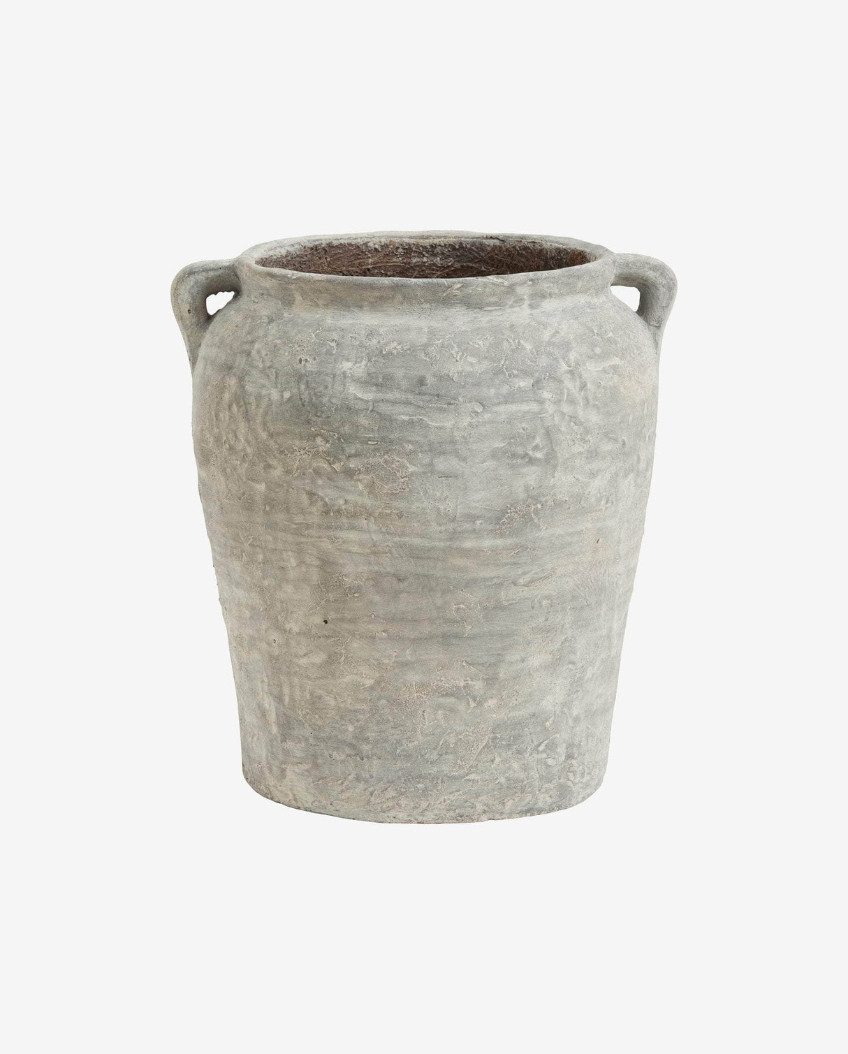 Nordal CEMA pot w. handle, L, grey