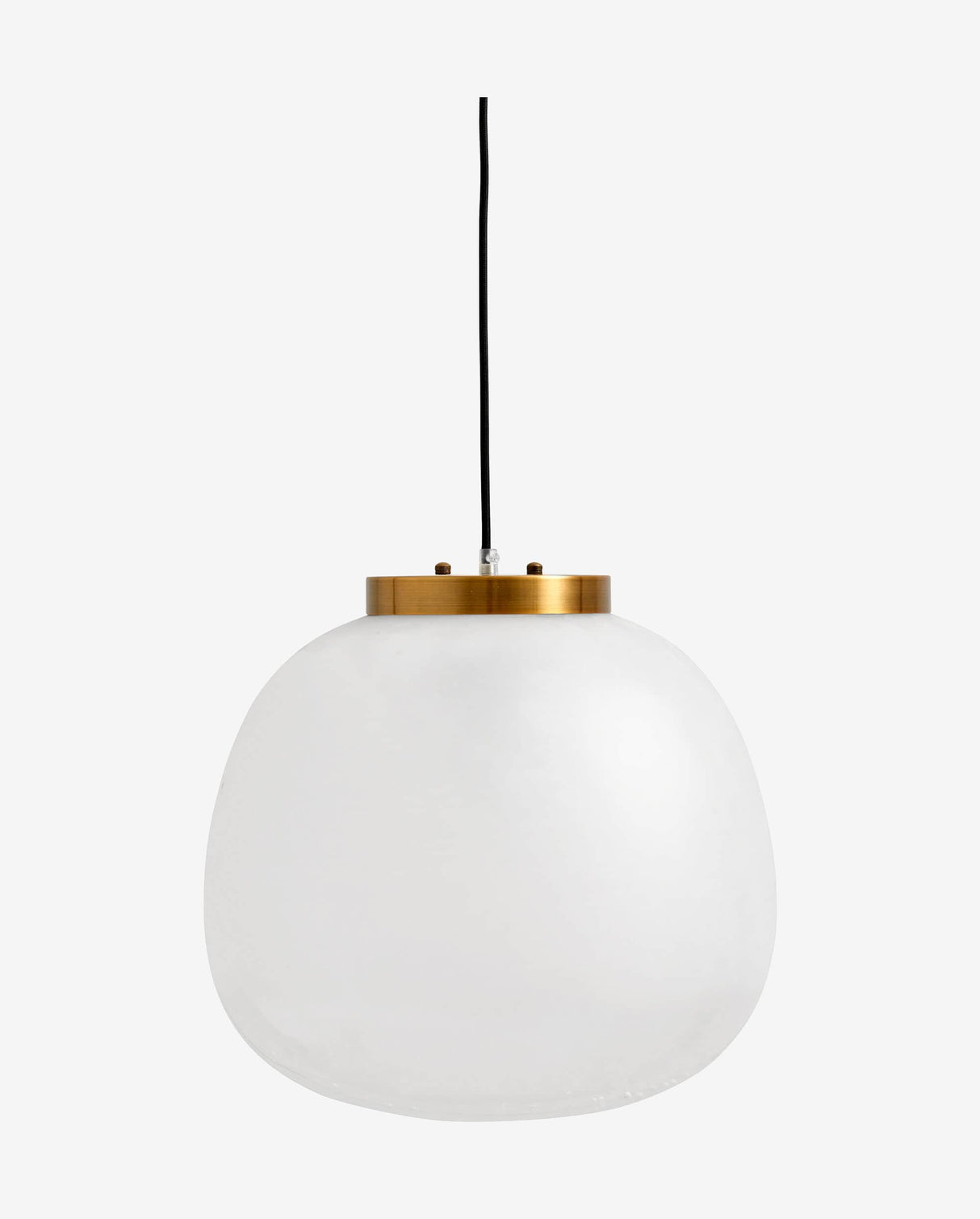 Nordal FROST pendant lamp L, w/golden top