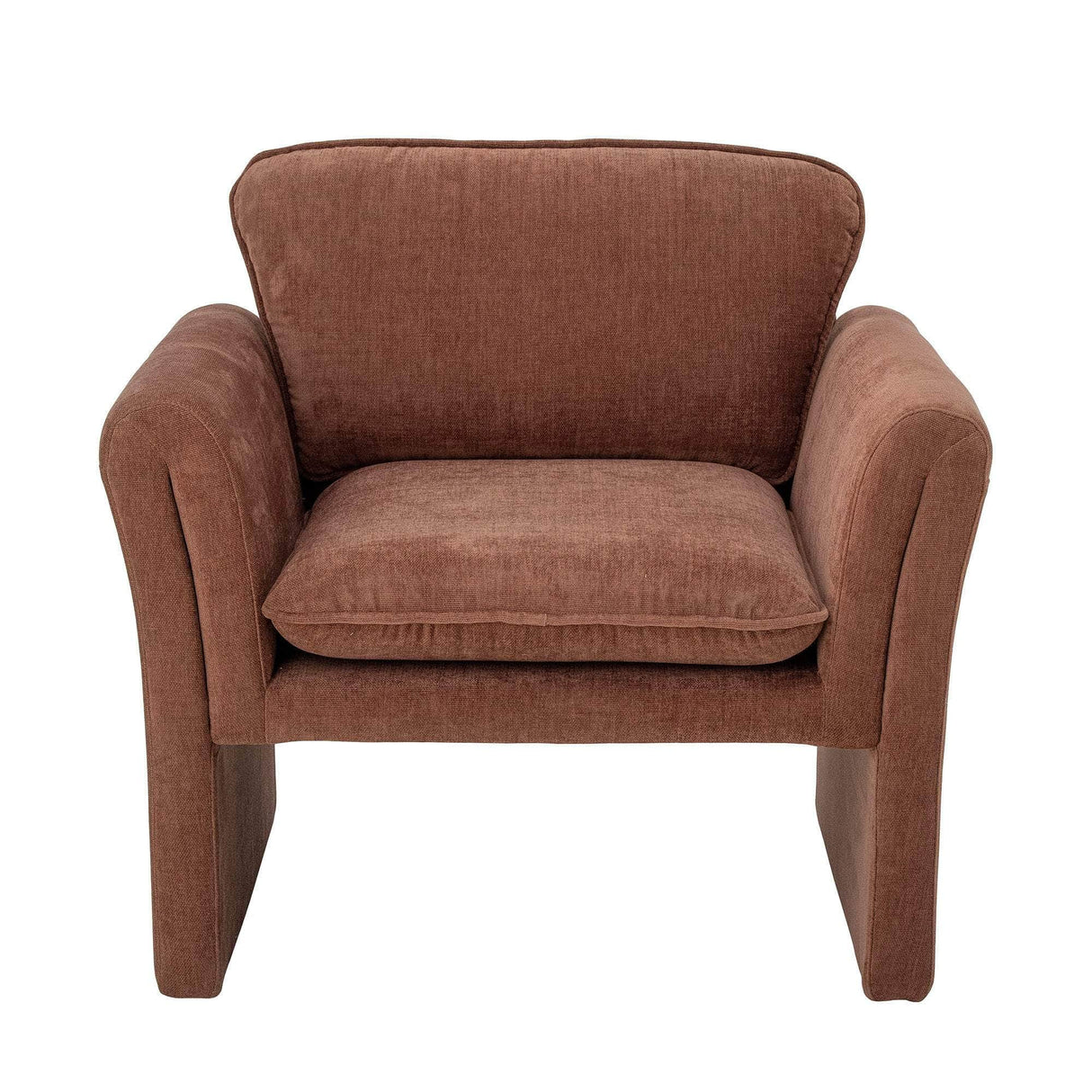 Bloomingville Paseo Lounge Stol, Brun, Polyester
