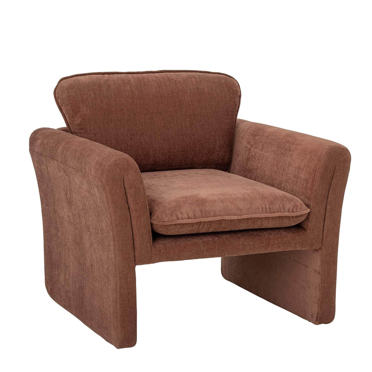 Bloomingville Paseo Lounge Stol, Brun, Polyester