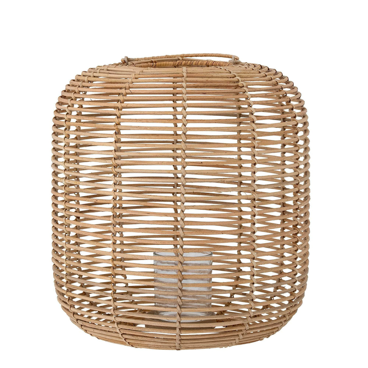 Bloomingville Nei Lanterne m/Glas, Natur, Rattan