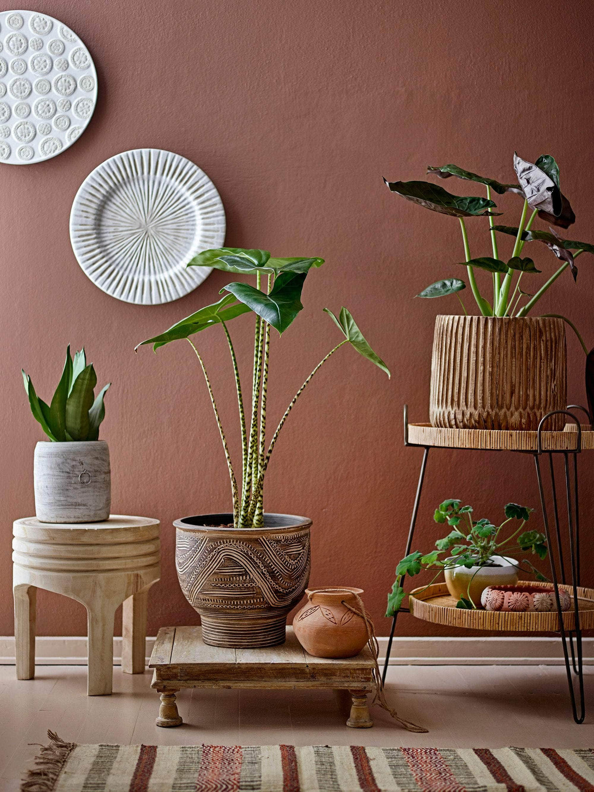Creative Collection Fahim Piedestal, Natur, Genanvendt Træ