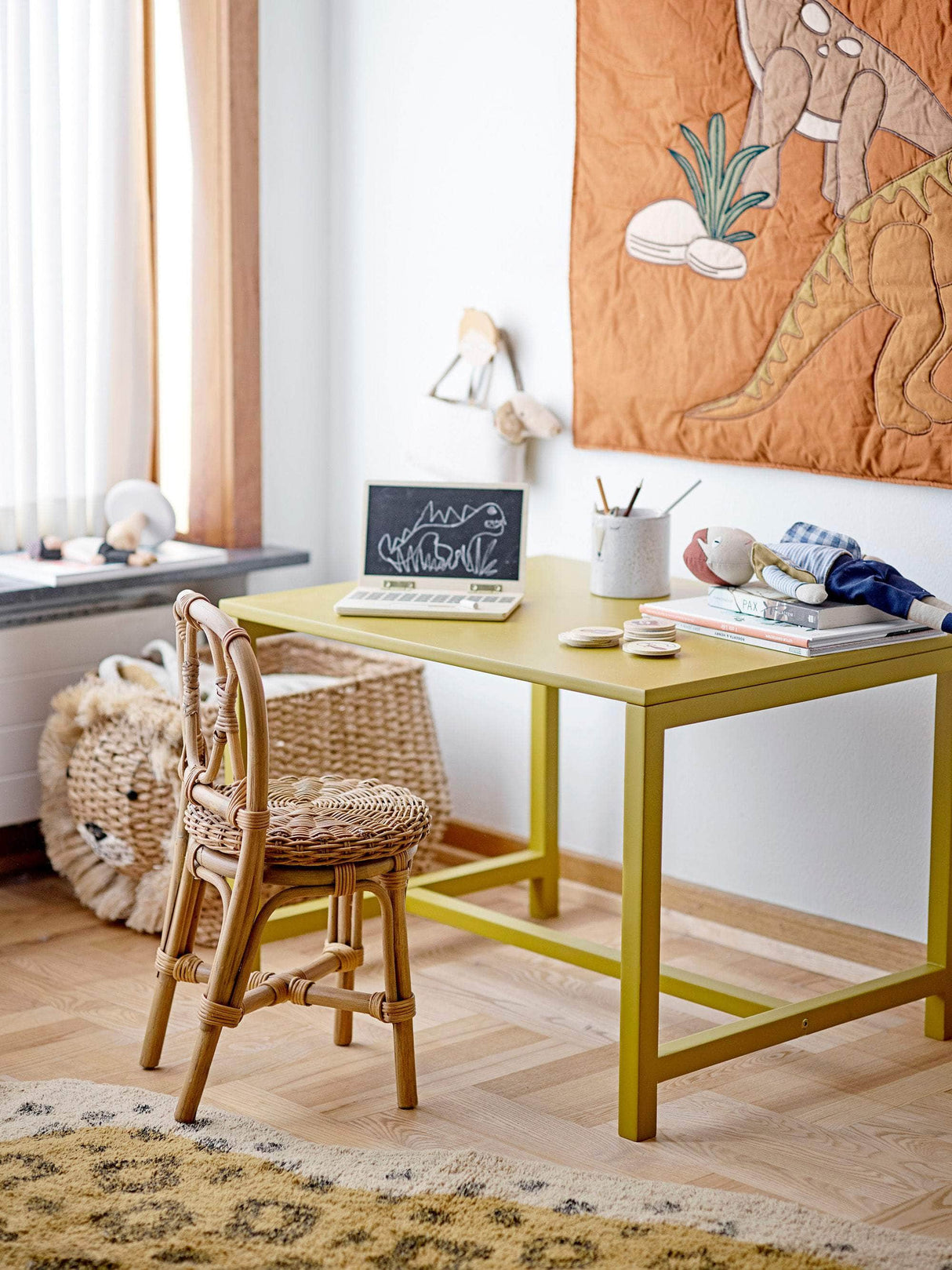Bloomingville MINI Rese Bord, Gul, MDF
