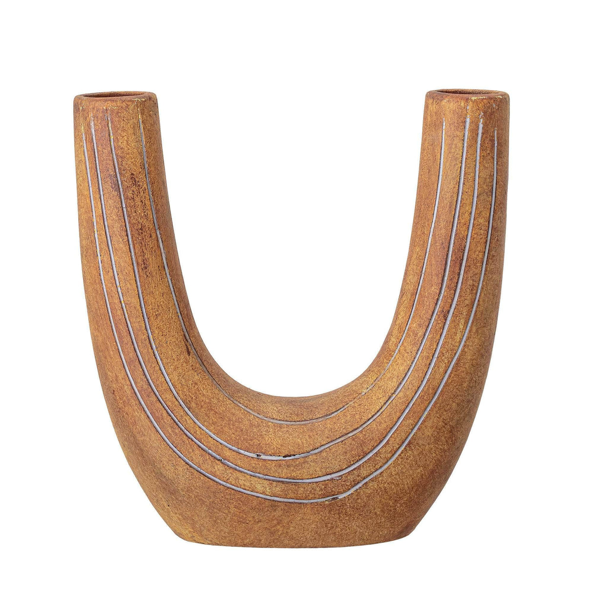 Bloomingville Balduin Deko Vase, Brun, Terrakotta