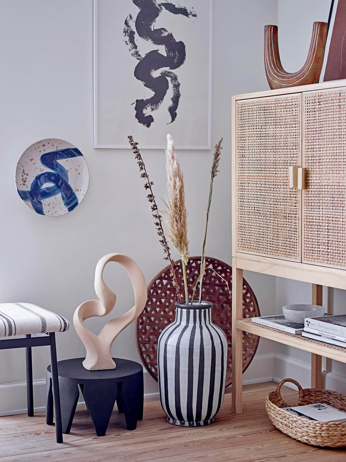 Bloomingville Balduin Deko Vase, Brun, Terrakotta