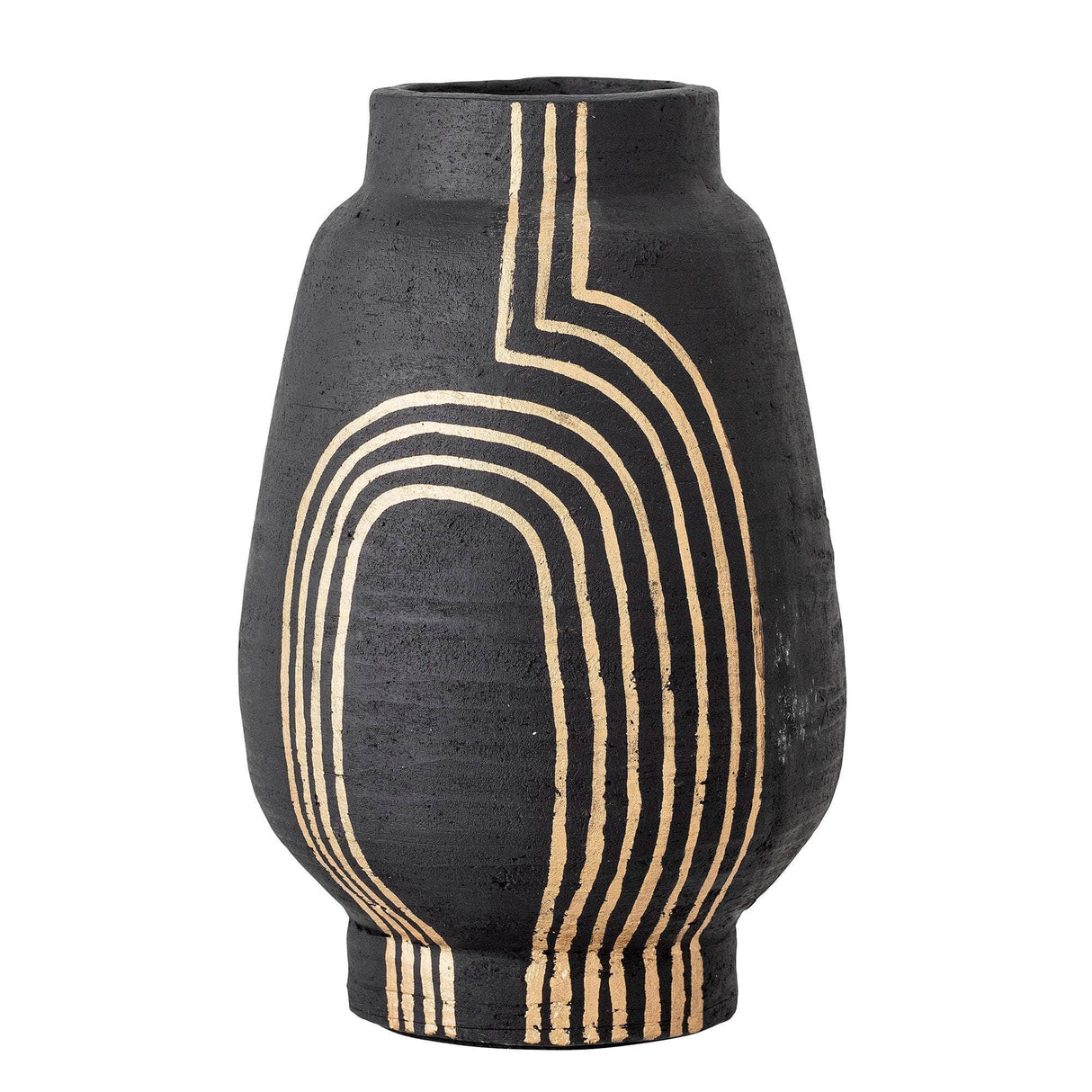 Creative Collection Gunilla Deko Vase, Guld, Terrakotta