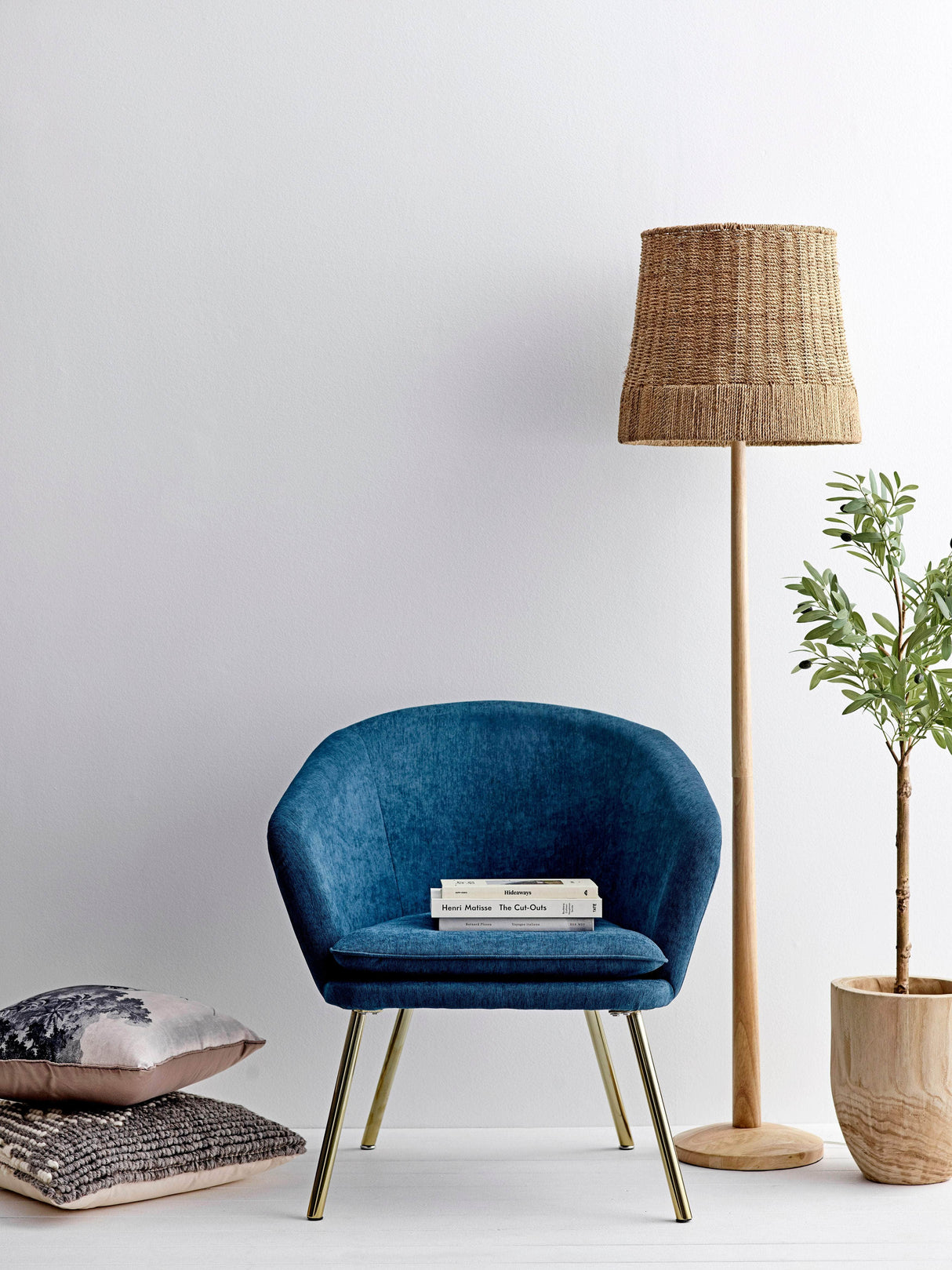 Creative Collection Kakasi Gulv Lampe, Natur, Rattan