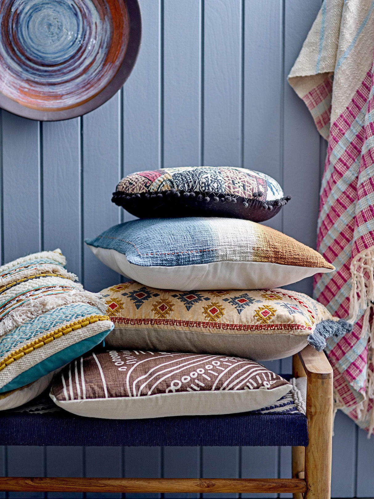 Creative Collection Fausia Plaid, Rød, Bomuld