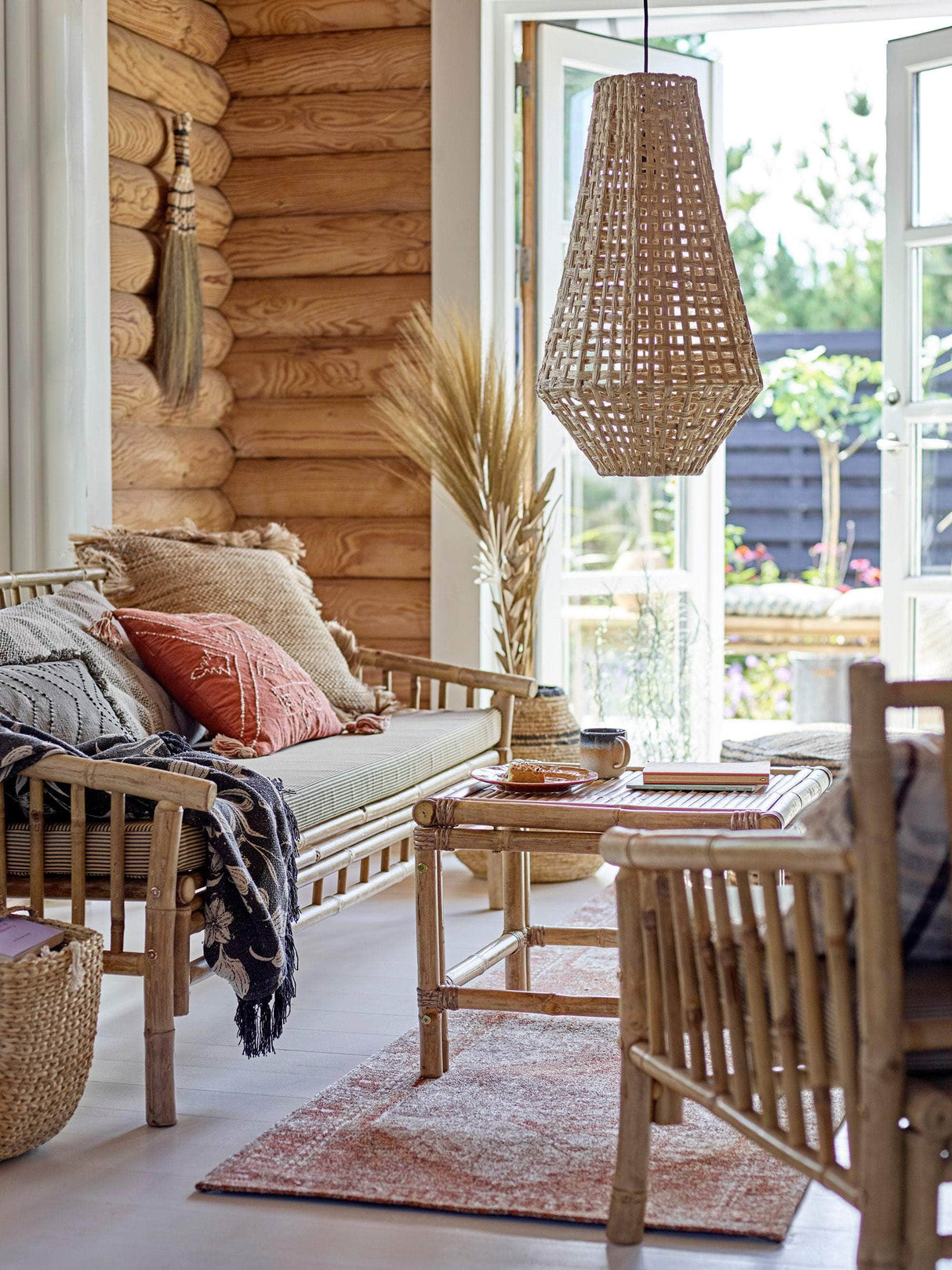 Bloomingville Sole Lounge Stol, Natur, Bambus