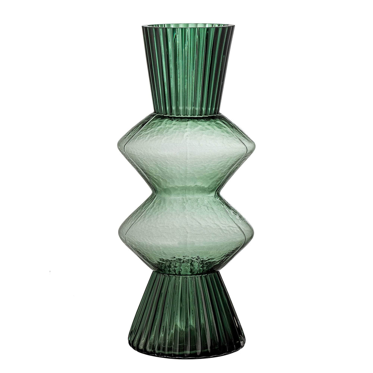 Bloomingville Davine Vase, Grøn, Glas