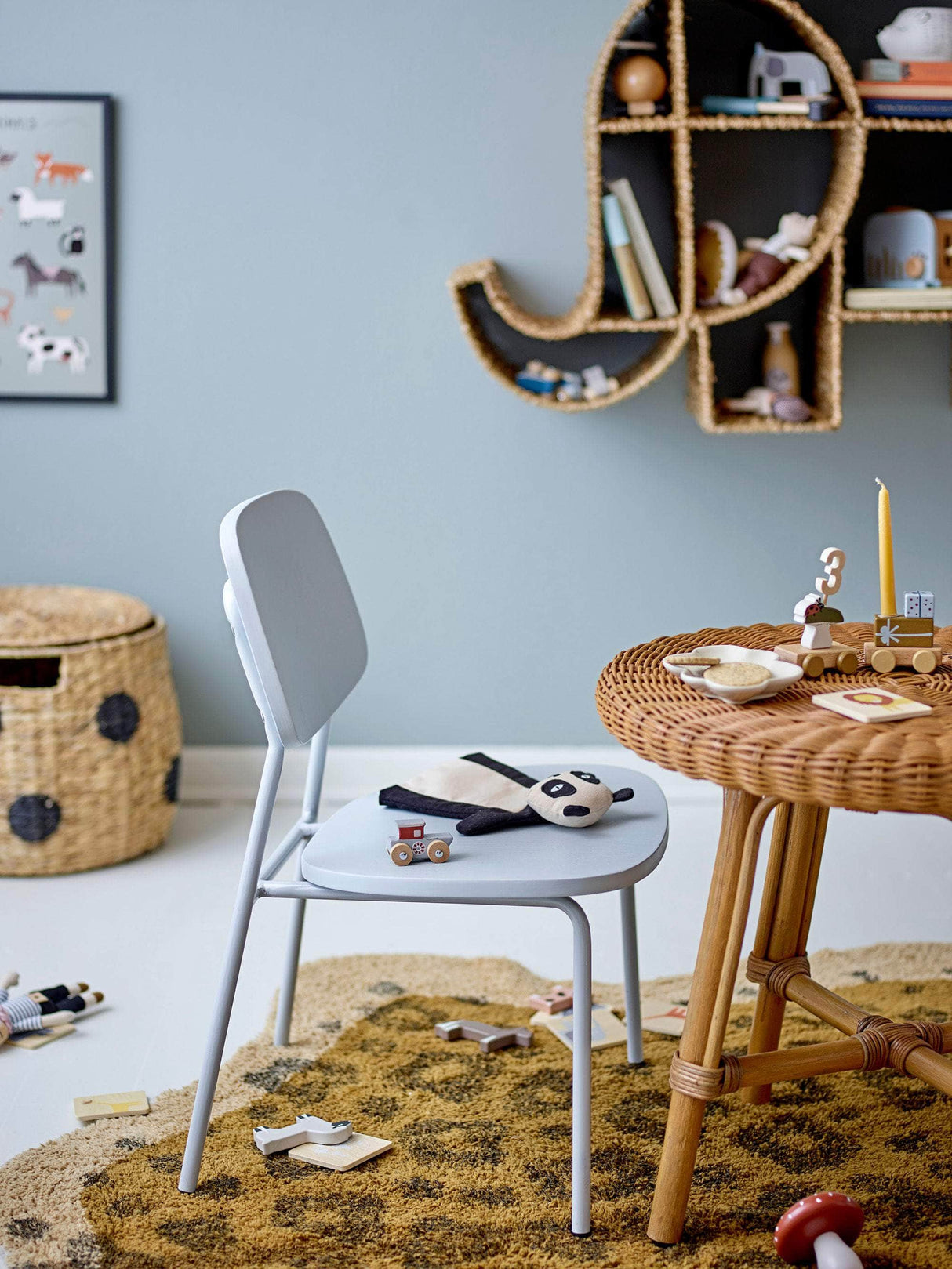 Bloomingville MINI Hortense Bord, Natur, Rattan