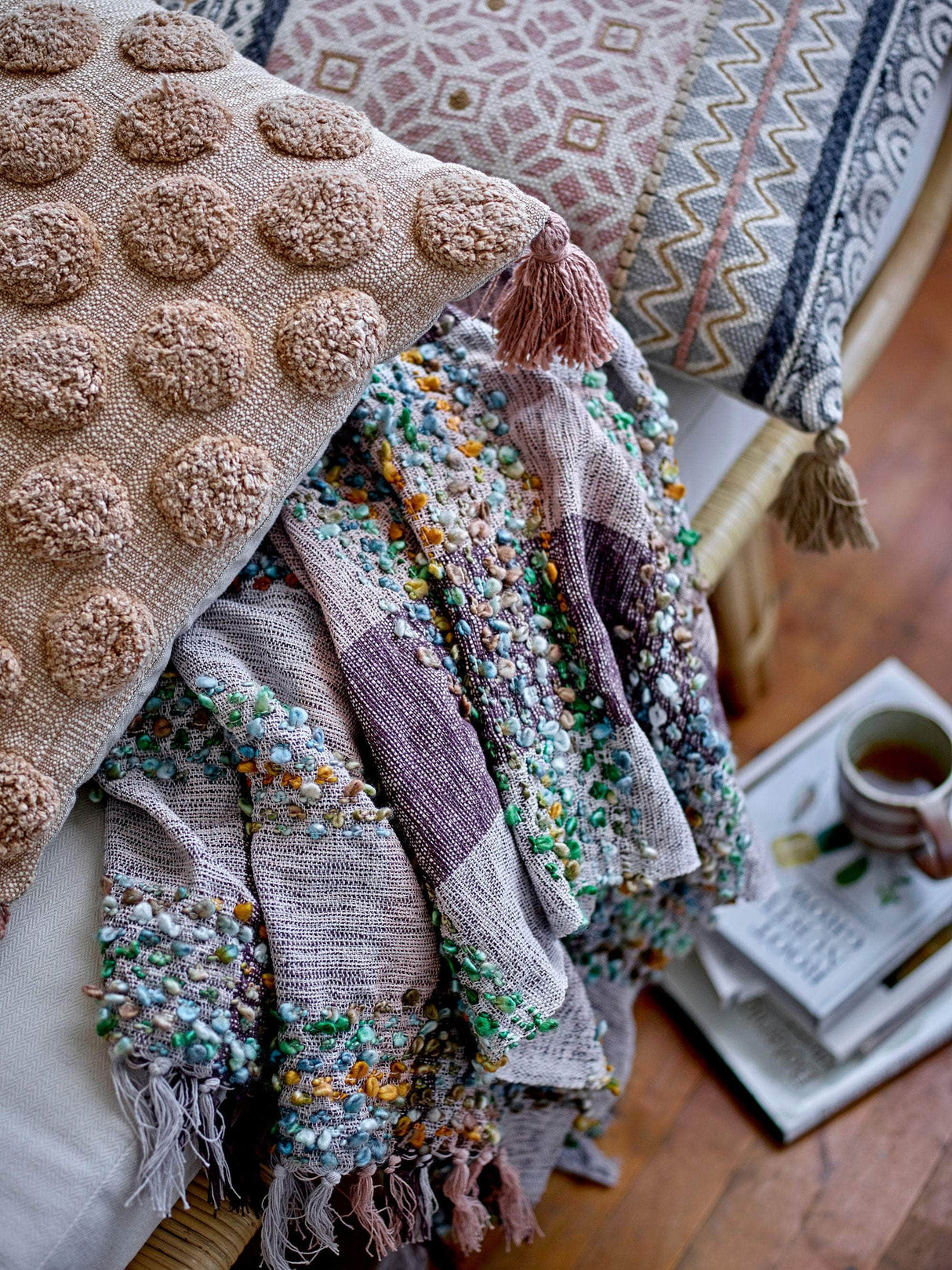 Creative Collection Laj Plaid, Lilla, Akryl