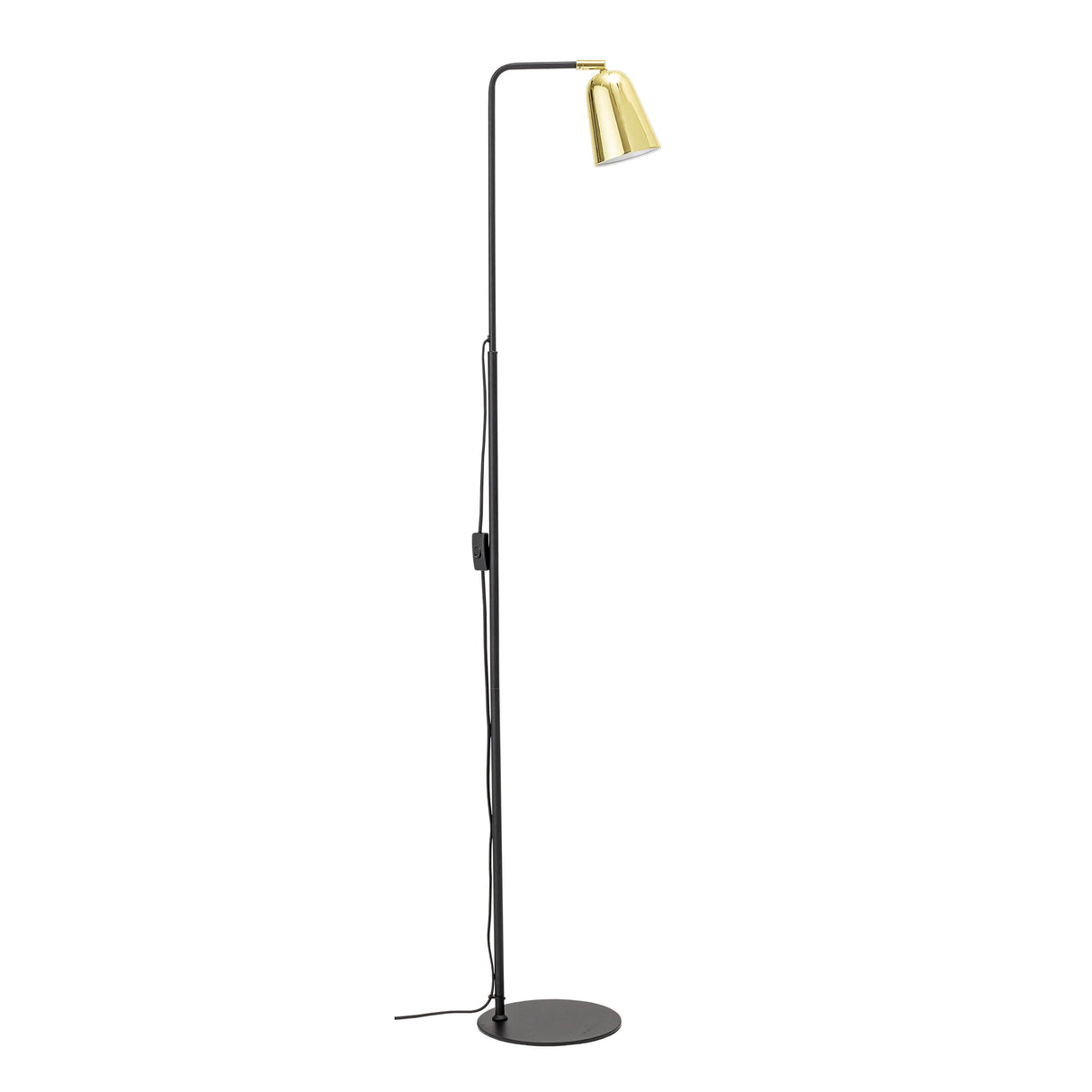 Bloomingville Vanessa Gulv Lampe, Sort, Metal