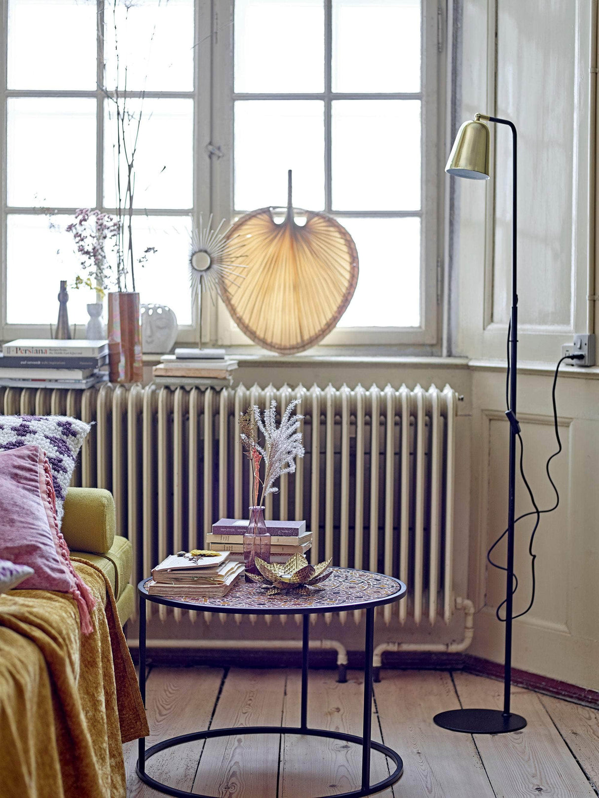 Bloomingville Vanessa Gulv Lampe, Sort, Metal