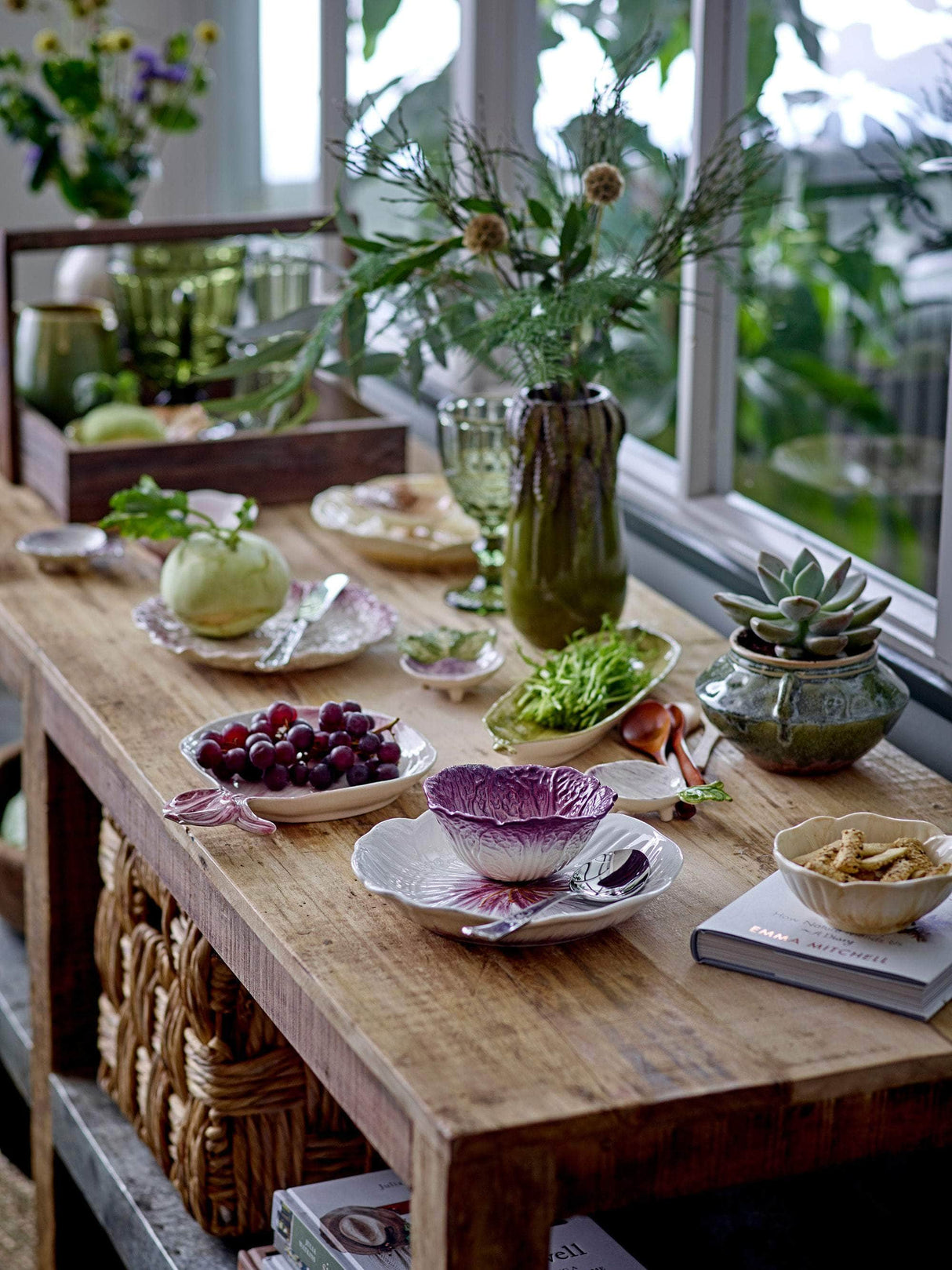 Creative Collection Mimosa Tallerken, Lilla, Stentøj