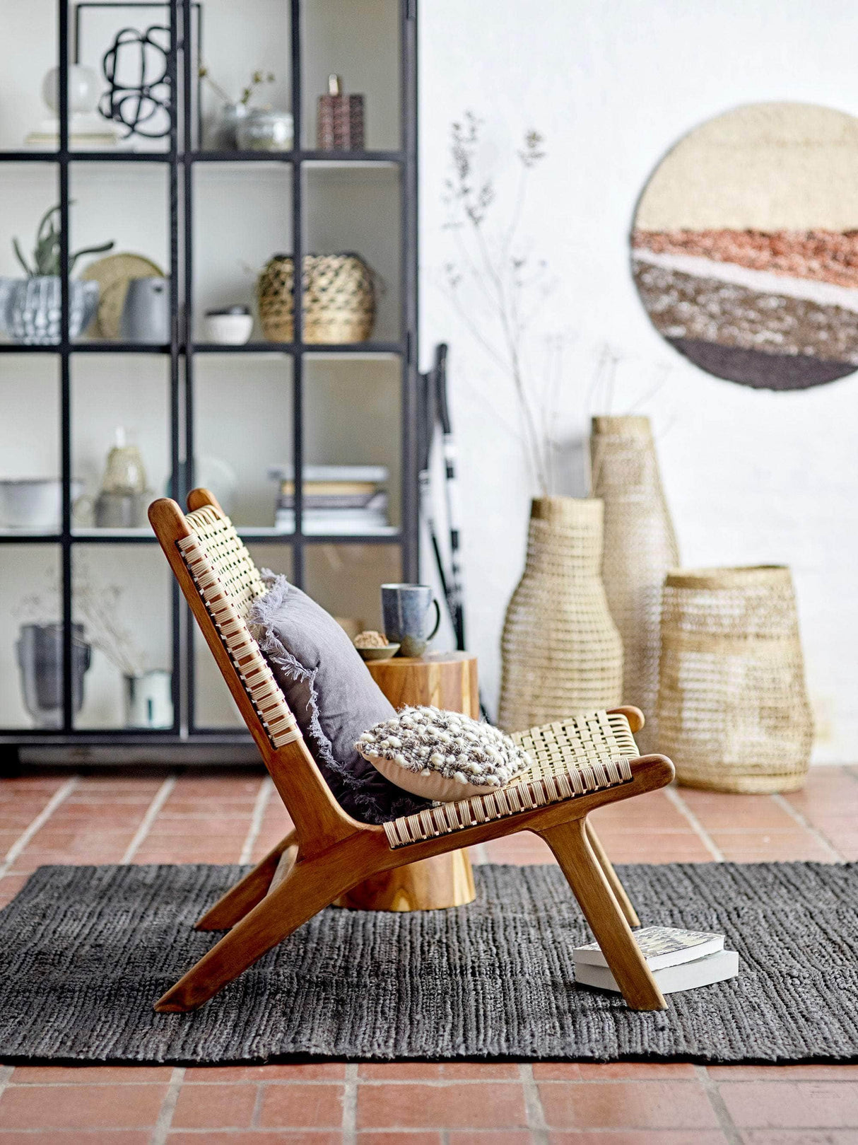 Bloomingville Keila Lounge Stol, Natur, Teak
