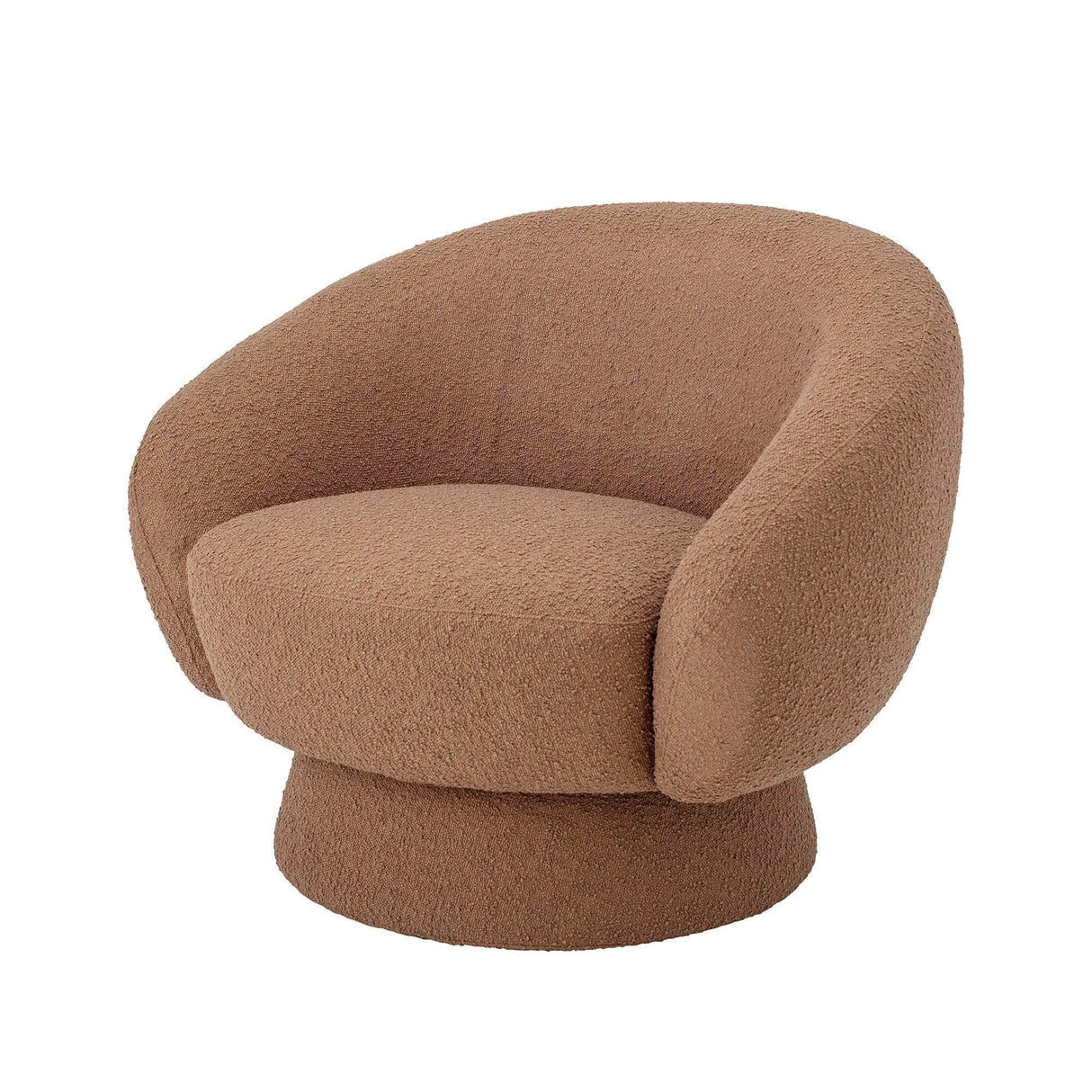Bloomingville Ted Lounge Stol, Brun, Polyester