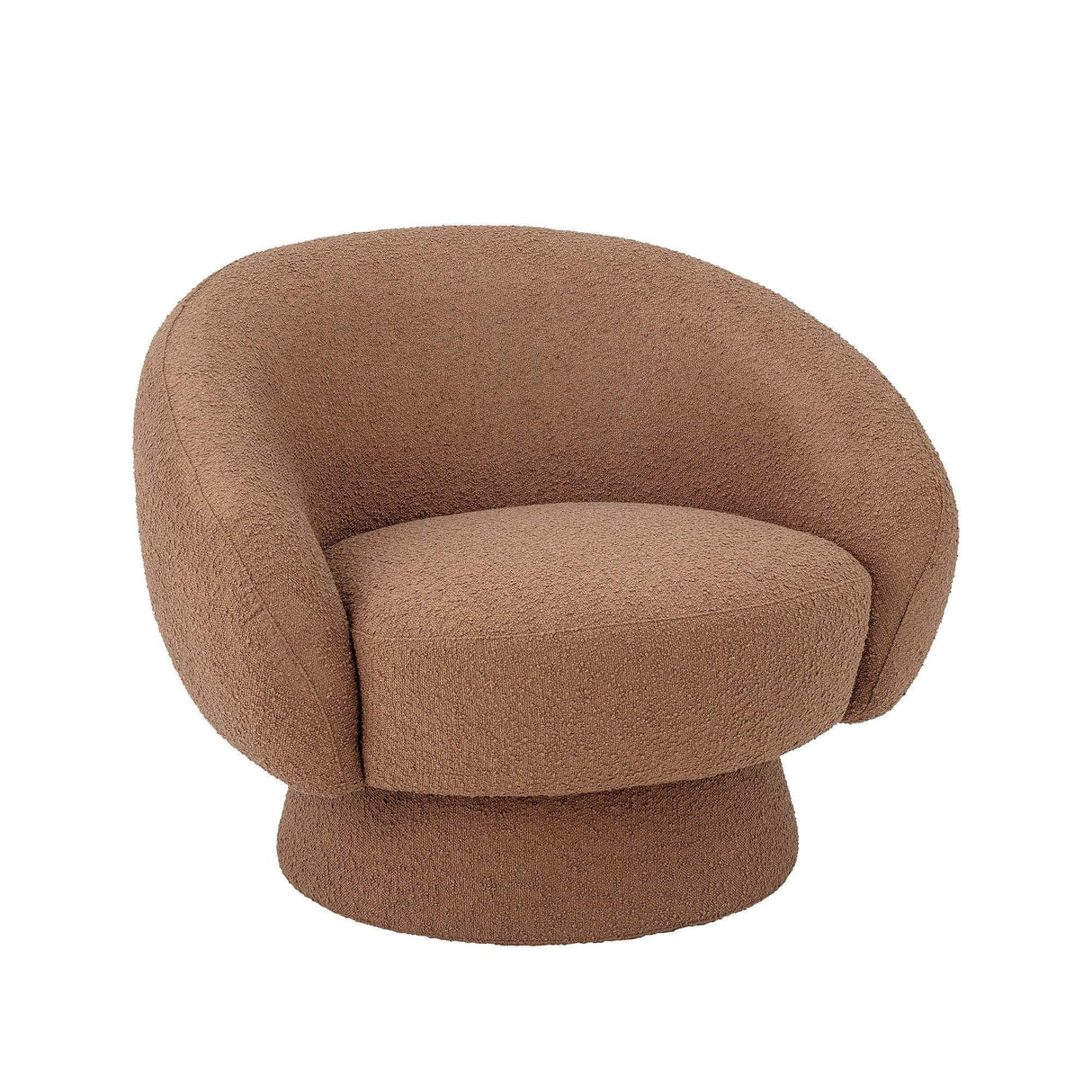 Bloomingville Ted Lounge Stol, Brun, Polyester