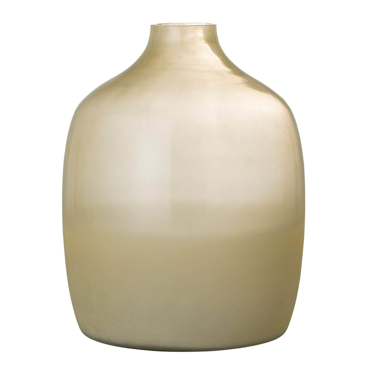 Bloomingville Idima Vase, Gul, Glas