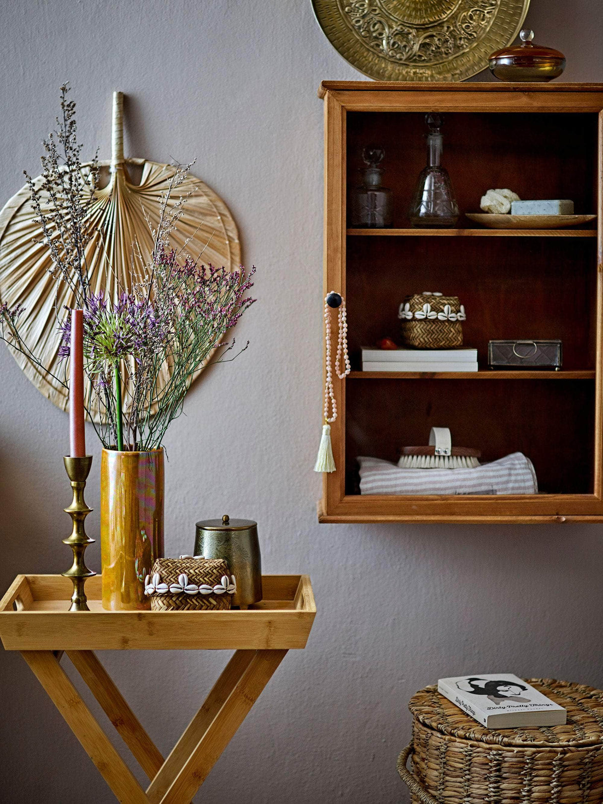 Bloomingville Adlene Bakke Bord, Natur, Bambus