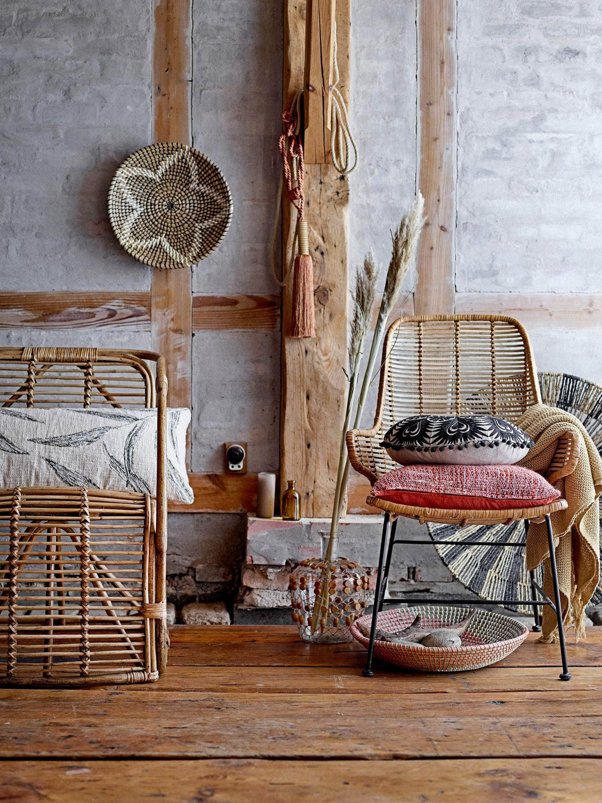 Bloomingville Lake Lounge Stol, Natur, Rattan