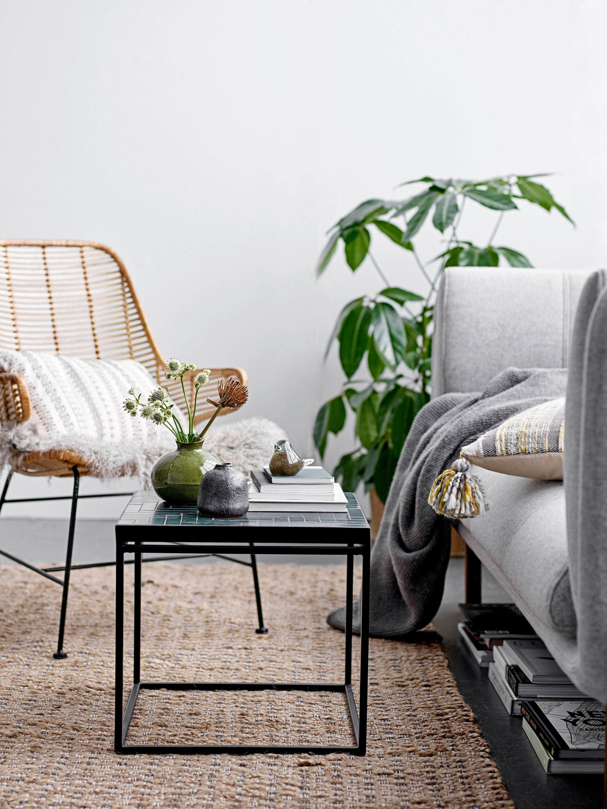 Bloomingville Lake Lounge Stol, Natur, Rattan