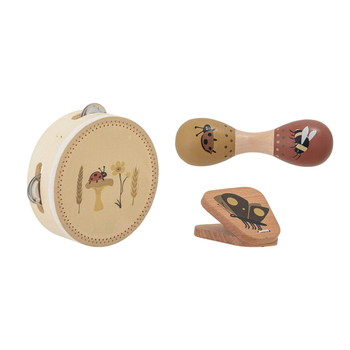 Bloomingville MINI Driss Musikinstrument, Brun, Krydsfiner