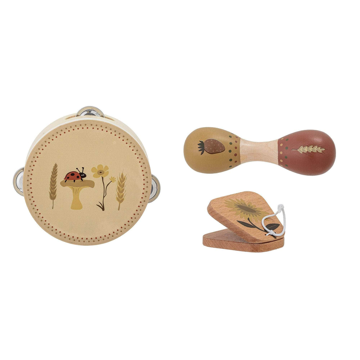Bloomingville MINI Driss Musikinstrument, Brun, Krydsfiner