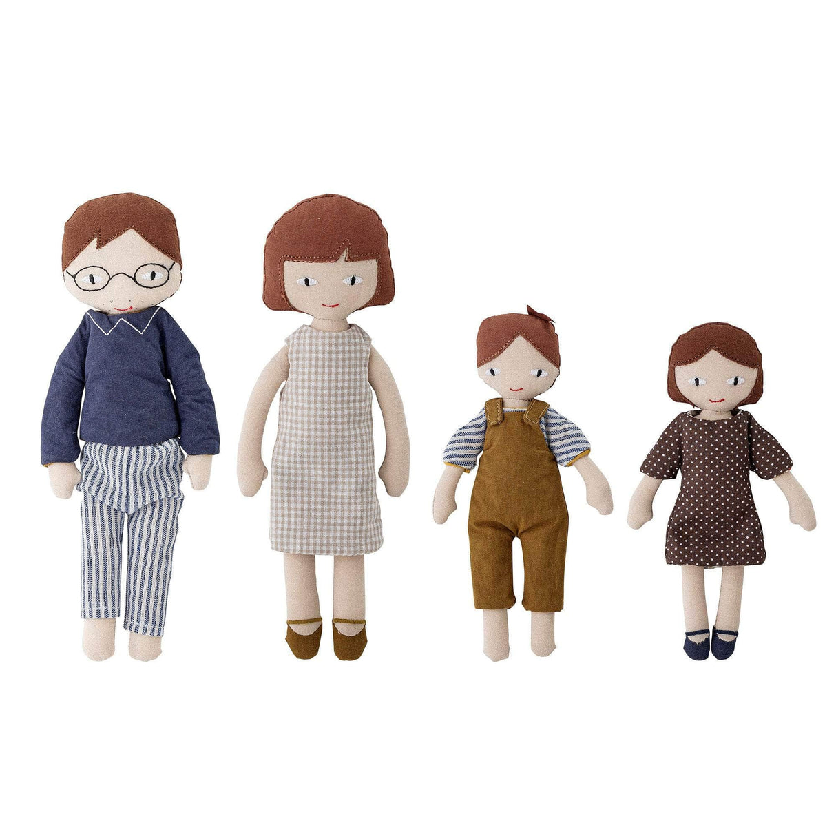 Bloomingville MINI Webster Dukke, Brun, Bomuld