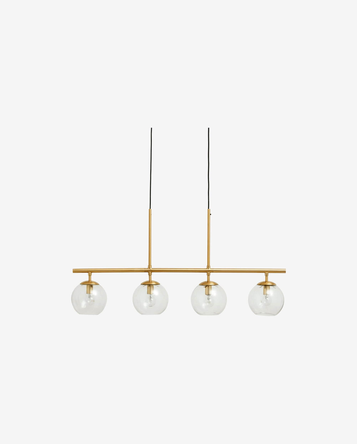 Nordal GLOBE lamp, 4-in-one, brass, hanging