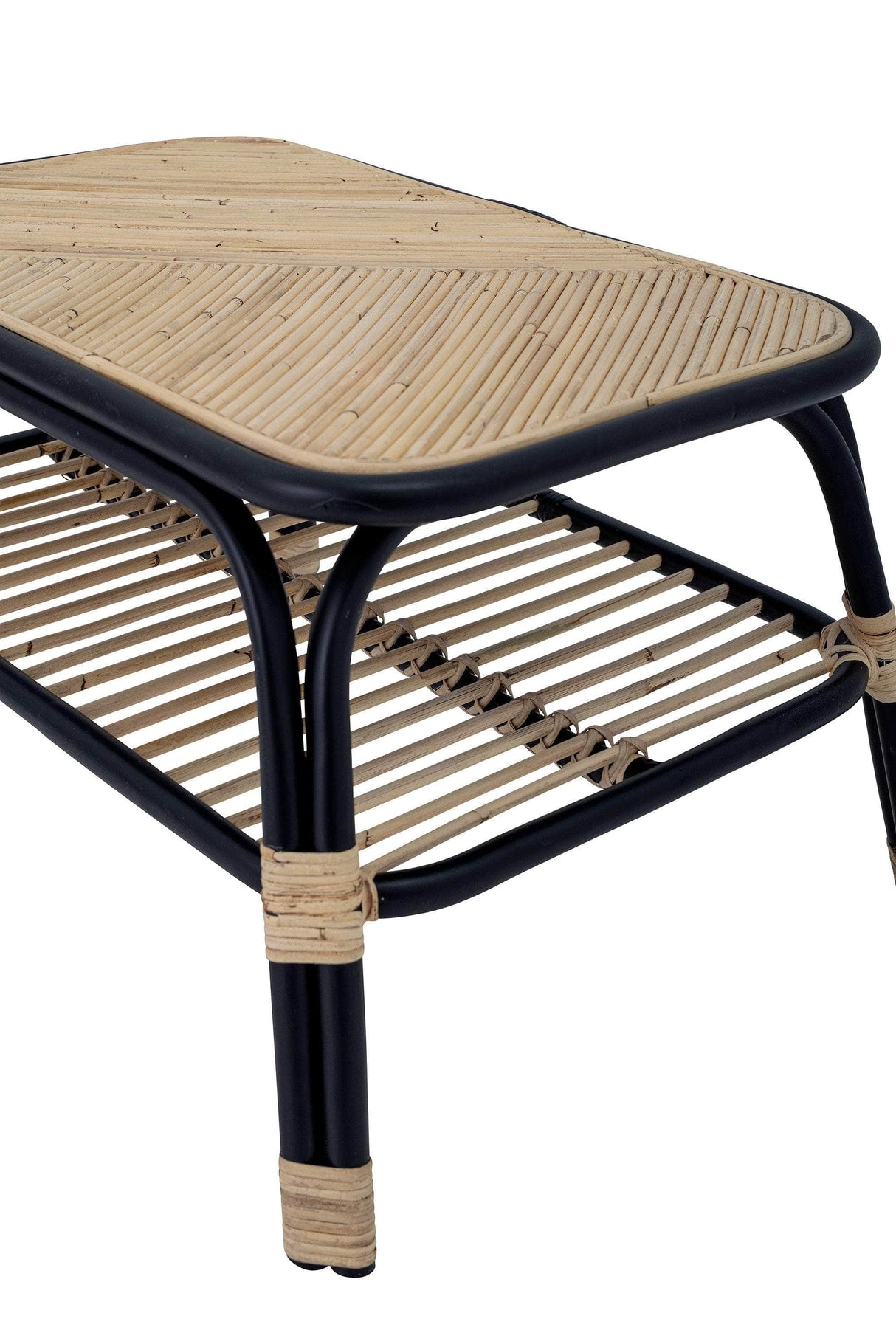 Bloomingville Loue Sidebord, Sort, Rattan