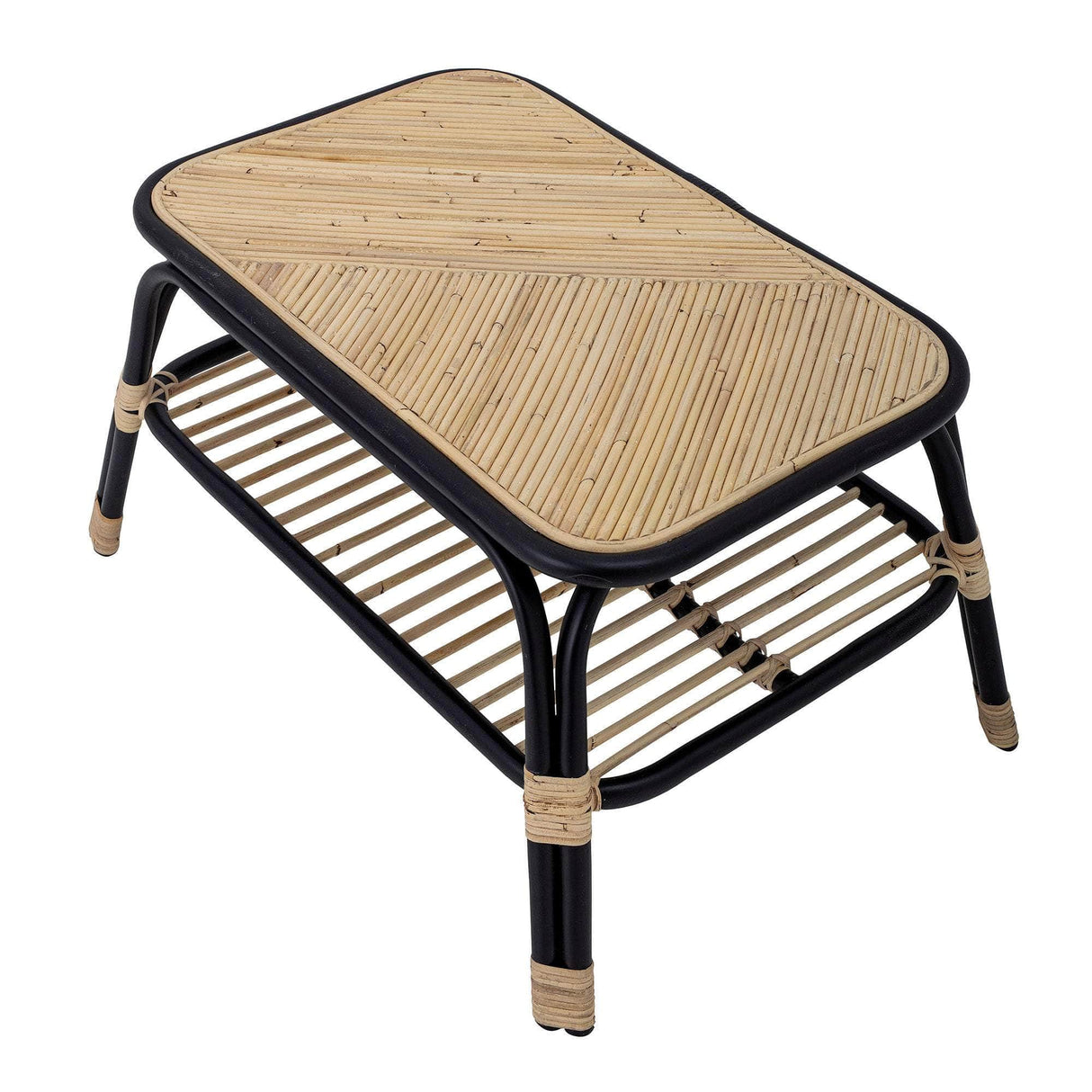 Bloomingville Loue Sidebord, Sort, Rattan