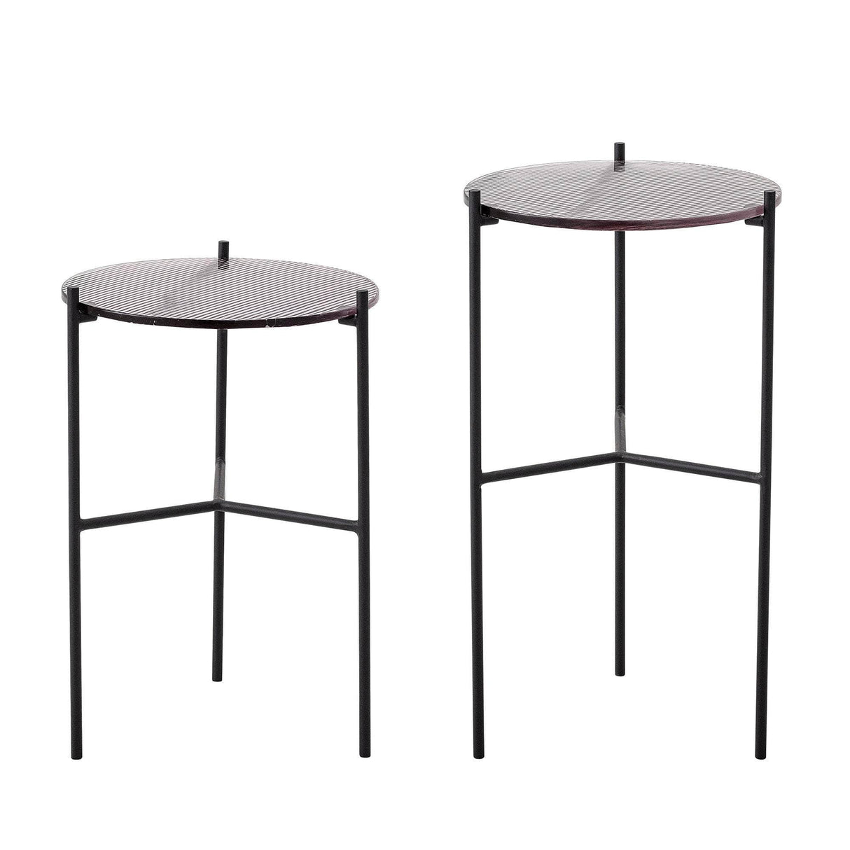 Bloomingville Cille Sidebord, Grå, Glas